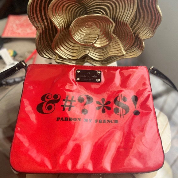 Kate Spade pardon my French crossbody - Picture 4 of 7